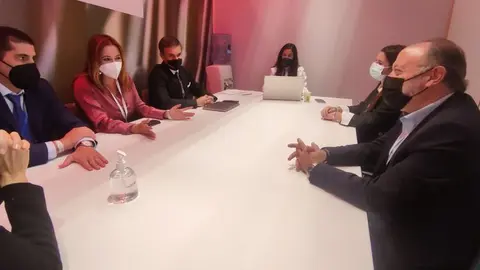 Reunión del equipo de Lanzarote en Londres.