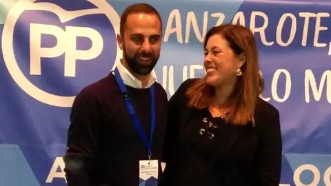 Jonás Álvarez y Ástrid Pérez