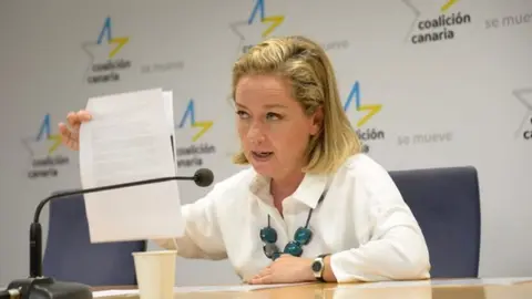 Ana Oramas, portavoz de Coalición Canaria-PNC en el Congreso de los Diputados.
