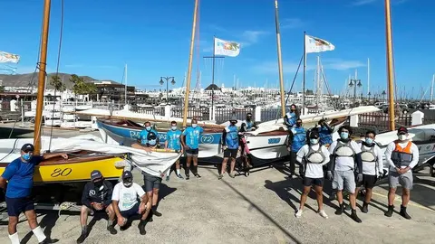 Barquillos de vela latina de Yaiza