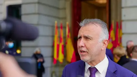 Ángel Víctor Torres este lunes en los actos realizados con motivo del Día de la Constitución