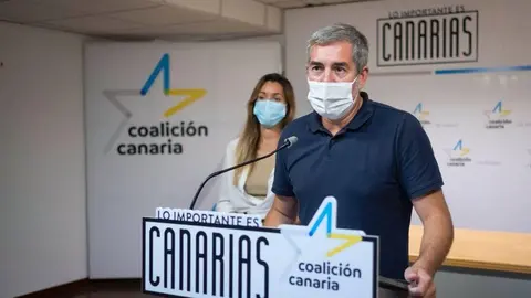 Fernando Clavijo en rueda de prensa