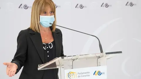 Esther González, portavoz económica de Nueva Canarias (NC) en el Parlamento.