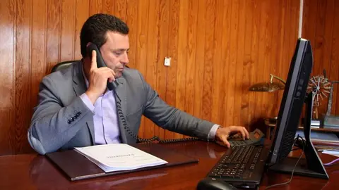 Óscar Noda, alcalde de Yaiza. Foto de archivo