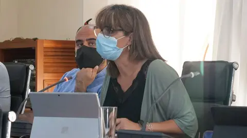 Leticia Padilla en el Pleno de Arrecife