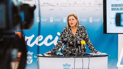 La alcaldesa Astrid Pérez