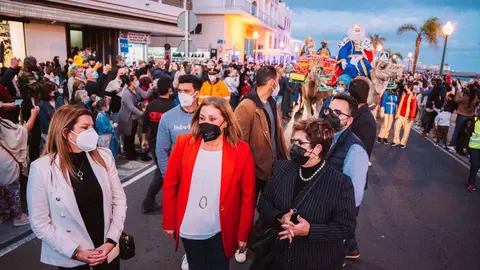Astrid Pérez estuvo al frente del Gobierno durante la cabalgata tras superar el coronavirus