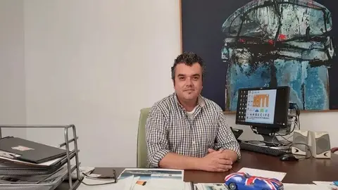 Armando Santana durante su etapa en el Ayuntamiento de Arrecife.