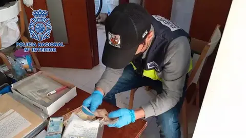 Imagen del vídeo que ha grabado la Policía Nacional