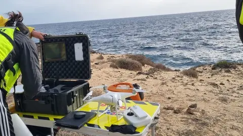 Los voluntarios de Emerlan colaboraron en la loccalización del fallecido.