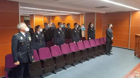 Jura de nuevos oficiales de la XXX promoción de Oficiales de la Policía Nacional.