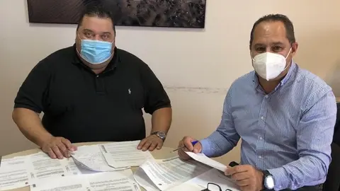 Guayo Rodríguez y Juan Monzón.