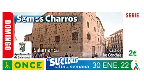 Imagen del cup&oacute;n de la ONCE de este domingo.