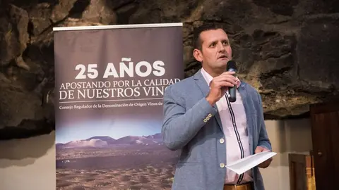 Víctor Díaz, presidente del Consejo Regulador Denominación de Origen del Vino de Lanzarote.