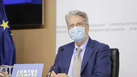 Julio Pérez en rueda de prensa.