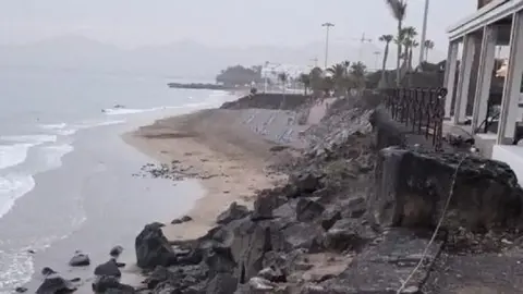 Imagen del estado en el que se encuentra actualmente la zona.