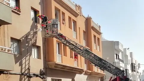 Rescate llevado a cabo por los bomberos de Lanzarote.