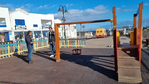 Parque infantil de Órzola.