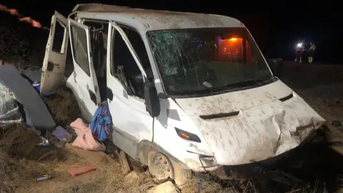 Imagen del vehículo siniestrado