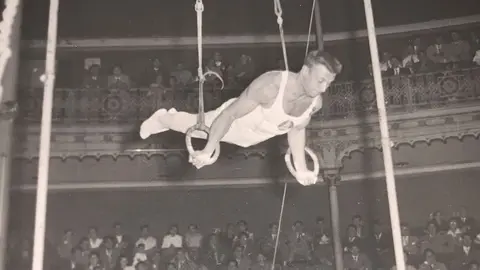 Imagen de Antonio Soria durante su etapa como deportista.