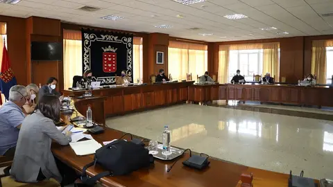 Junta General de la Sociedad de Promoción Exterior en el Cabildo.