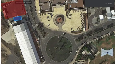 Imagen aérea del Recinto Ferial que utiliza el Gobierno en su decreto. 