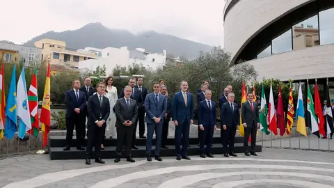 Foto de los Presidentes en La Palma.
