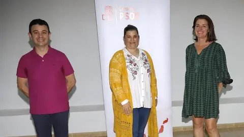 Imagen del nuevo equipo que liderará el PSOE en Yaiza. 