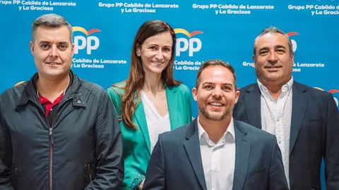 Imagen de los consejeros del PP en el Cabildo.