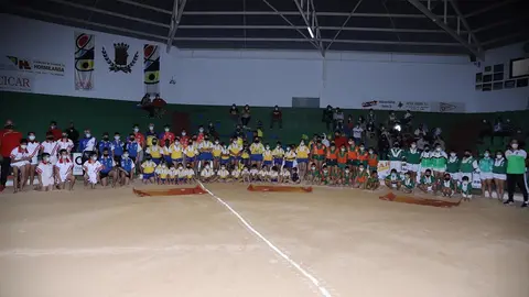 Diferentes clubes participantes en los Juegos Insulares.