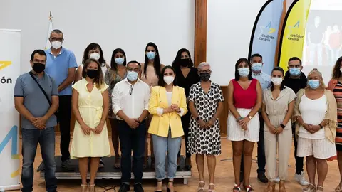 Componentes del Comité Local CC en Haría.