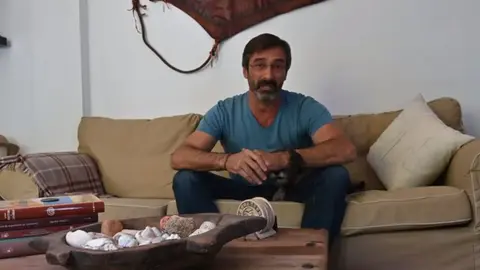 Imagen del vídeo que publicó Pedro San Ginés desde su casa en las redes sociales.