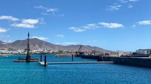 Imagen de la obra en estos momentos.