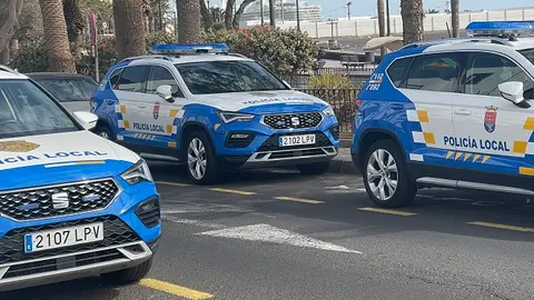 Imagen de archivo de vehículos de la Policía Local de Arrecife.