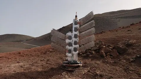 Prototipo GTEG de 0,5 Kw eléctricos en el Islote Hilario.