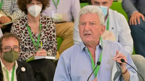 Pedro Quevedo durante el último congreso de Nueva Canarias.