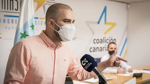 Jesús Machín, secretario General de Jóvenes Nacionalistas de Canarias.