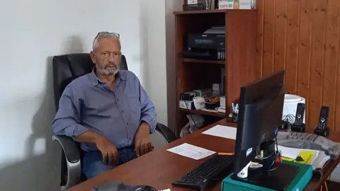 Manuel Guillén, presidente de la Cooperativa del Taxi San Marcial.