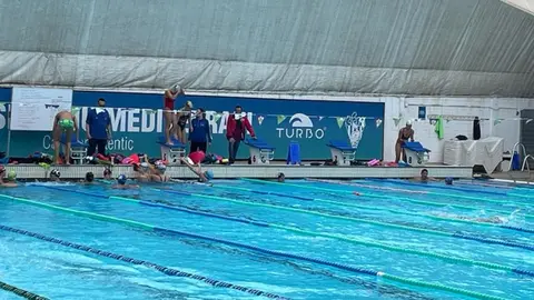 Imagen de una de las pruebas del Trofeo Sant Jordi en la que participaba uno de los componentes de ESNA.