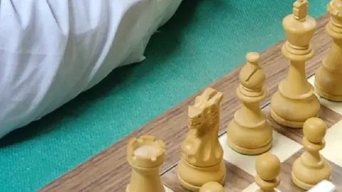 Imagen de archivo de unas piezas de Ajedrez.