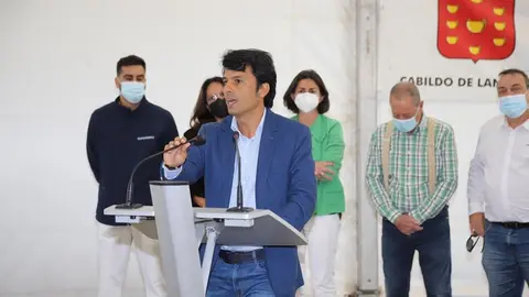 Marcos Bergaz durante su discurso.
