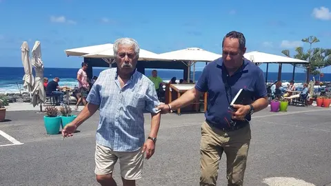 Juan Monzón en El Golfo.
