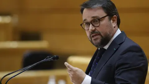 Asier Antona en el Senado.
