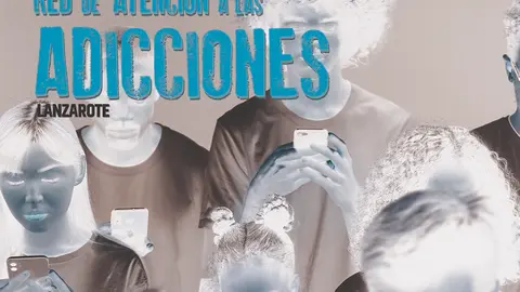 Cartel del proyecto de Red de Atención a las Adicciones.