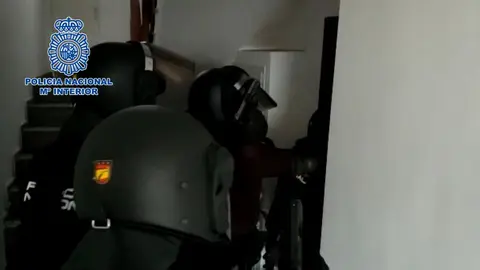 Actuación de la Policía Nacional.