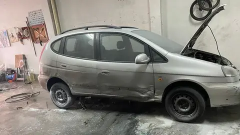 Imagen del vehículo tras el incendio