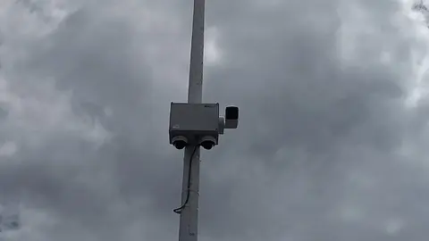 Imagen de una de las camaras de videovigilancia colocadas en San Bartolomé.