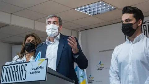 Rueda de prensa de Coalición Canaria.