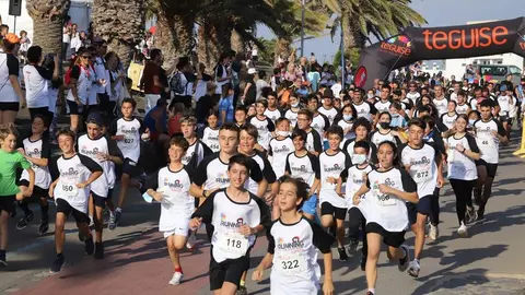 Los niños pusieron todo su empeño en una de las carreras más populares de Lanzarote