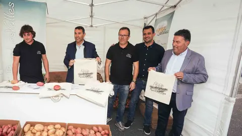 Gerardo Rodríguez en la Feria Agrotecnológica de Teguise.